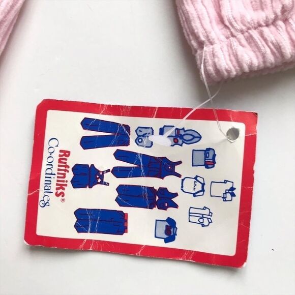 Vintage Ruffniks NWT pink corduroy jumpsuit 3T - Picture 3 of 6